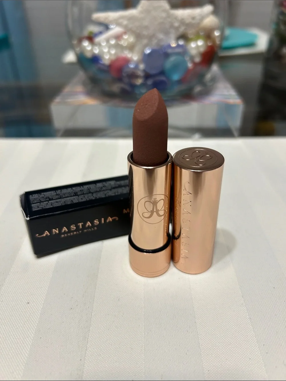 ANASTASIA  Beverly Hills Matte Lipstick — Deep Warm Brown NEW IN BOX